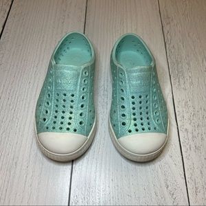 Native Jefferson Bling Glitter C8 Child 8 Blue